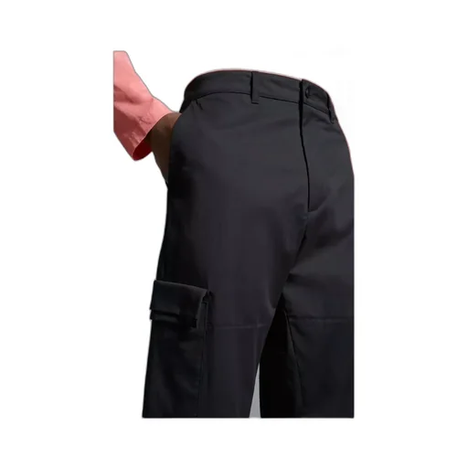 Stretch Gabardine Cargo Trousers