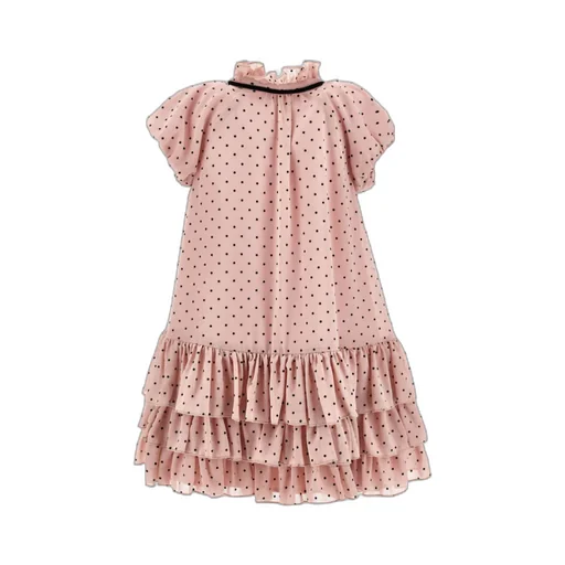 Polka Dot Ruffled Dress
