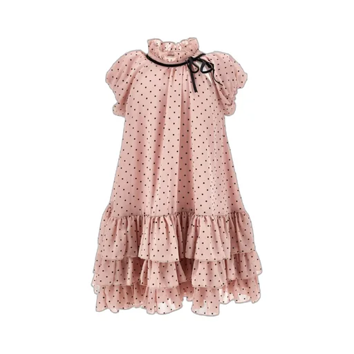 Polka Dot Ruffled Dress