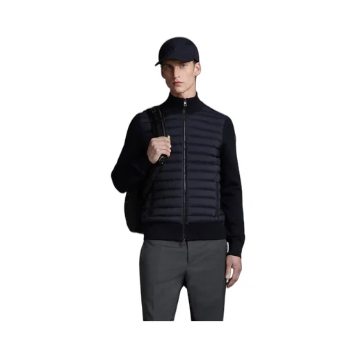 Padded Zip-Up Cardigan