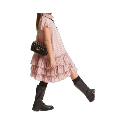 Polka Dot Ruffled Dress