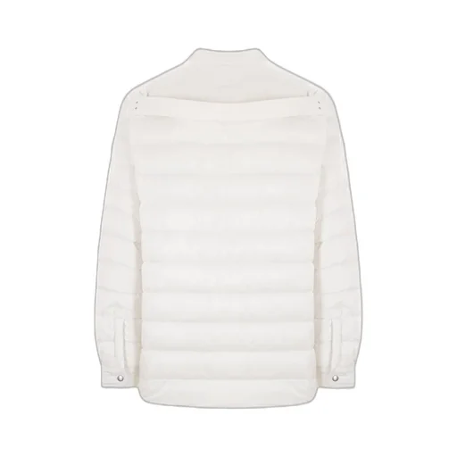 Long-Sleeved Quilted Down Jacket