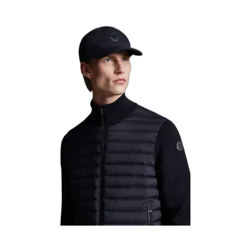 Padded Zip-Up Cardigan