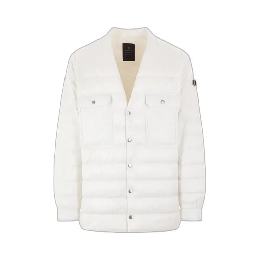 Long-Sleeved Quilted Down Jacket