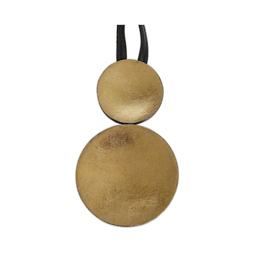 Wooden Disc Necklace