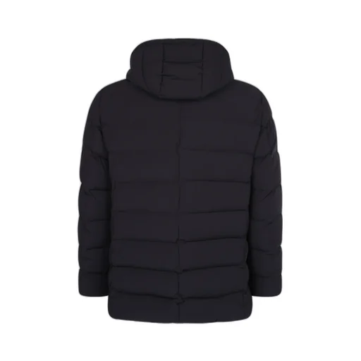 Double-Breasted Hooded Cotton Suit