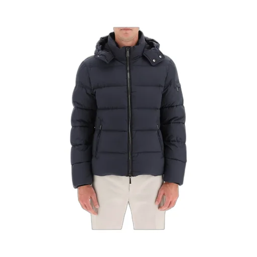 Brett-Skt Hooded Zipped Down Jacket