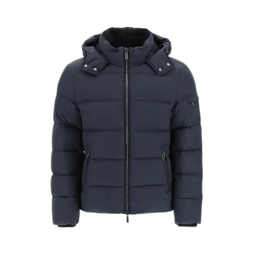 Brett-Skt Hooded Zipped Down Jacket