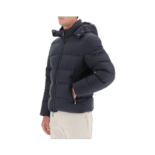 Brett-Skt Hooded Zipped Down Jacket