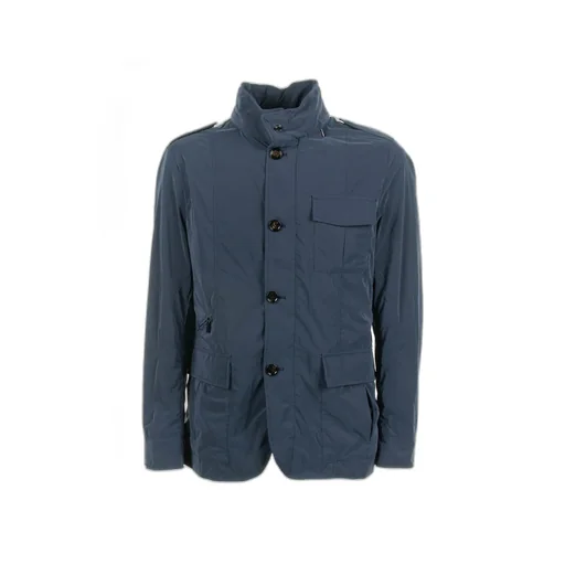 Porto-Os High-Neck Buttoned Jacket
