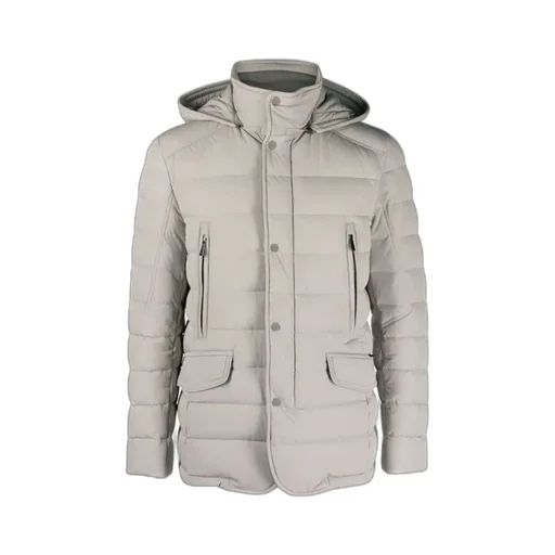 Quilted Hooded Down Jacket