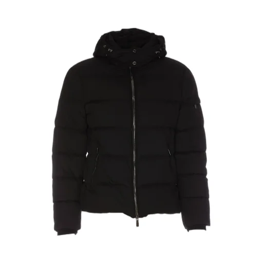 Brett-Skt Hooded Zipped Down Jacket