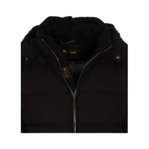Brett-Skt Hooded Zipped Down Jacket