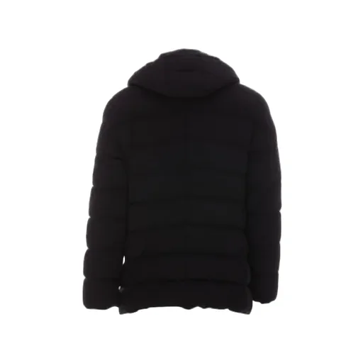 Florio Double-Breasted Hooded Padded Coat