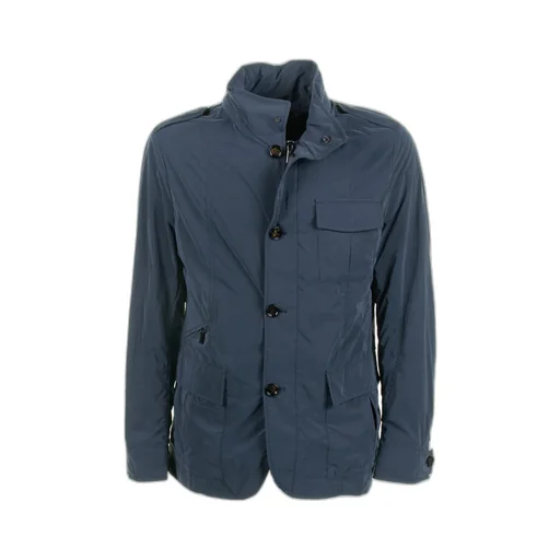 Porto-Os High-Neck Buttoned Jacket