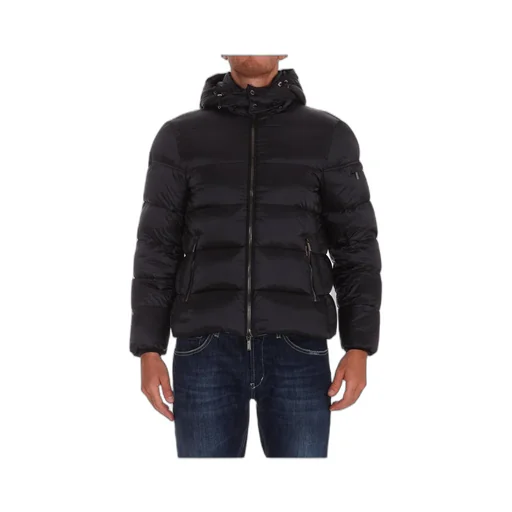 Breet-Sh Hooded Zipped Down Jacket