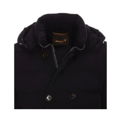 Florio Double-Breasted Hooded Padded Coat