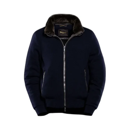 Double Zip Wool-Blend Coat