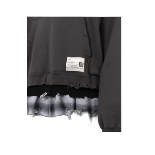 Layered Drawstring Hoodie