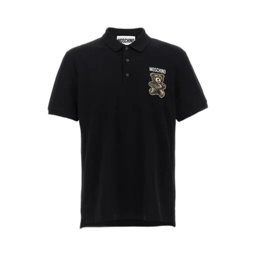 Teddy Bear Printed Short-Sleeved Polo Short