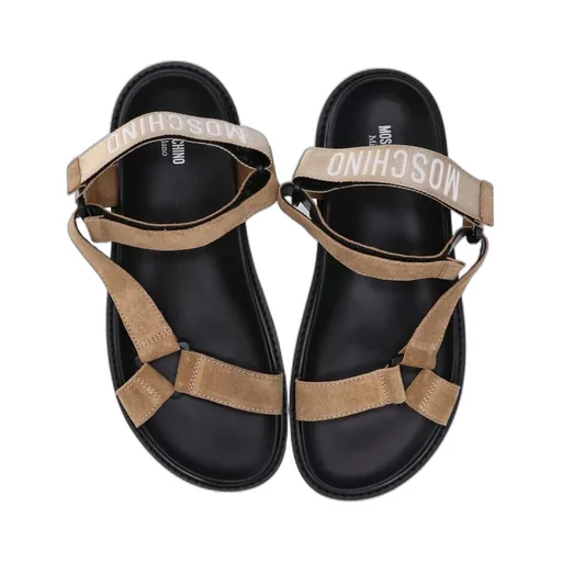 Logo-Jacquard Touch-Strap Fastened Sandals
