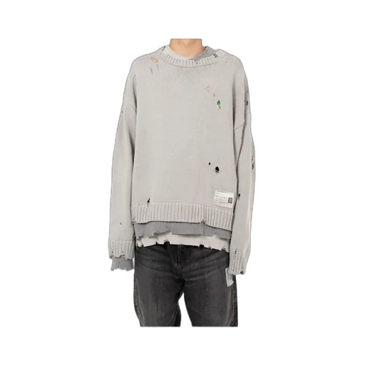 Layered Distressed Sweater