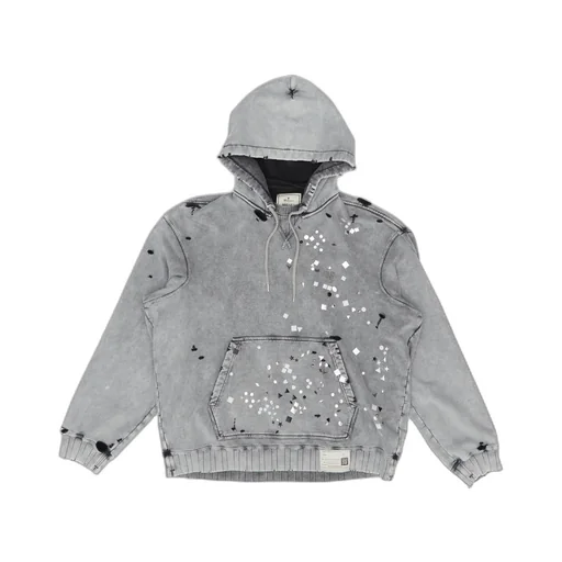 Embellished Bleached Hoodie