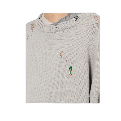 Layered Distressed Sweater
