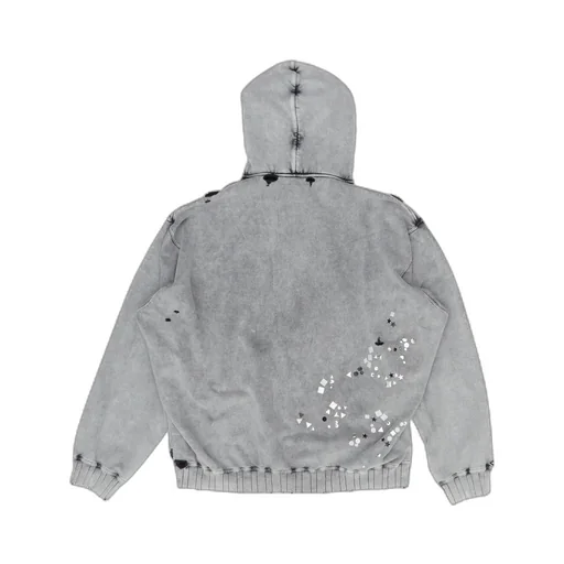 Embellished Bleached Hoodie