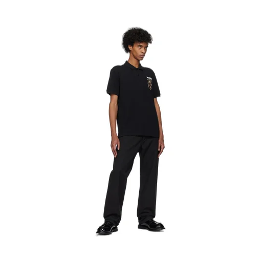 Teddy Bear Printed Short-Sleeved Polo Short