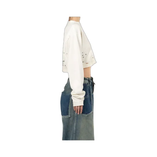 Stud-Embellished Sweatshirt