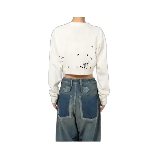 Stud-Embellished Sweatshirt