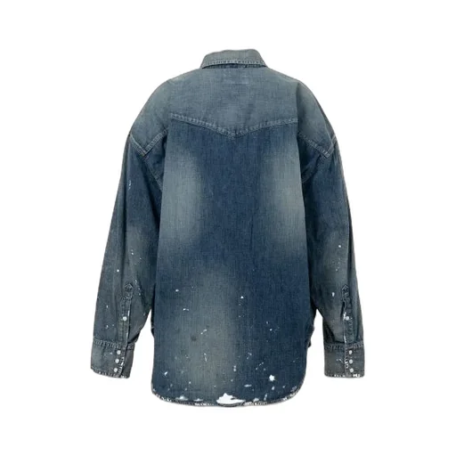 Distressed Denim Shirt