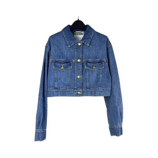 Long-Sleeved Denim Coat