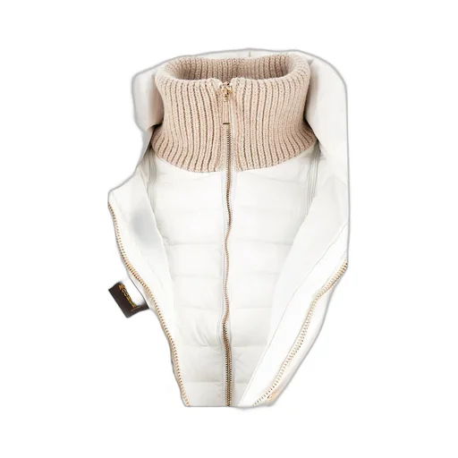 Long-Sleeved Hooded Down Jacket