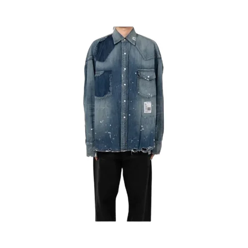 Distressed Denim Shirt