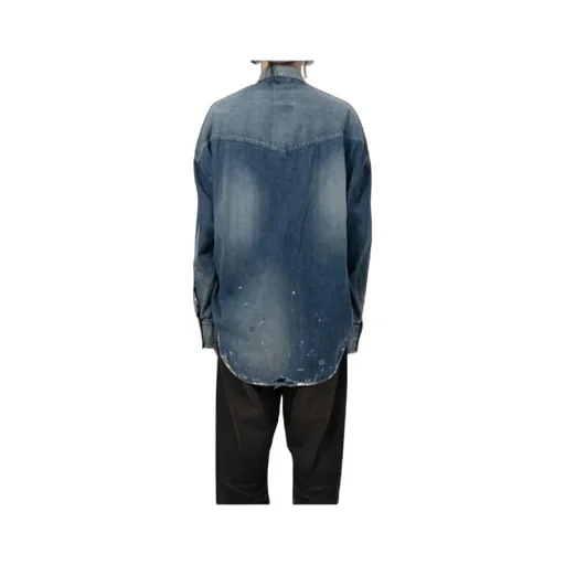 Distressed Denim Shirt
