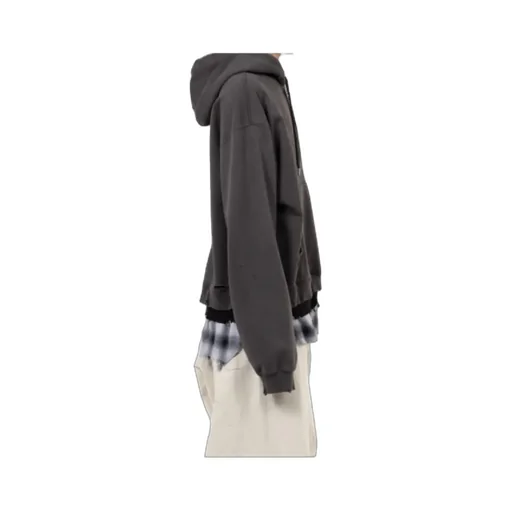 Layered Drawstring Hoodie