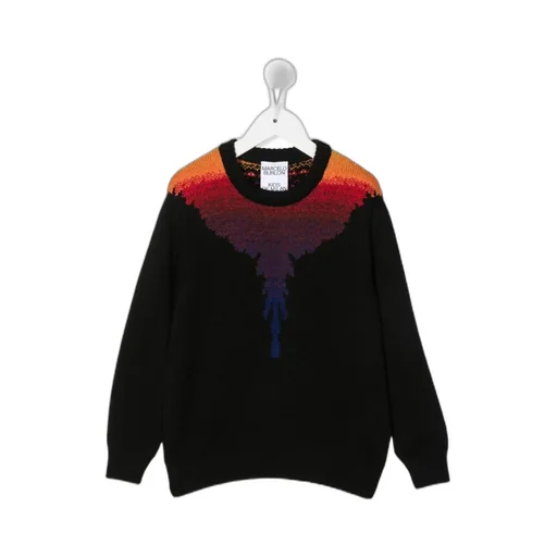 County Of Milan Wings Intarsia Crewneck Jumper