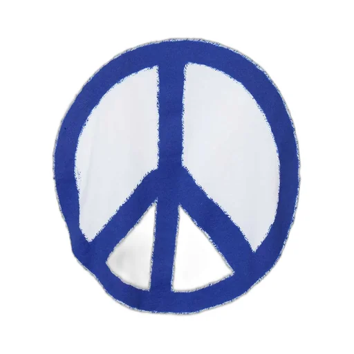 County Of Milan Crewneck Peace-Logo T-Shirt