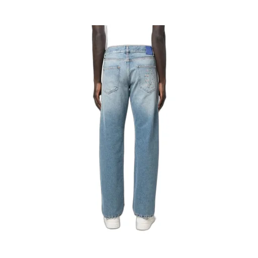 County Of Milan Logo Embroidered Jeans