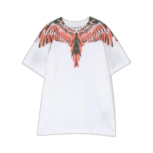 Wings-Print Cotton T-Shirt