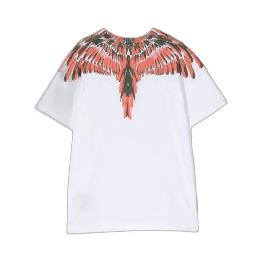 Wings-Print Cotton T-Shirt