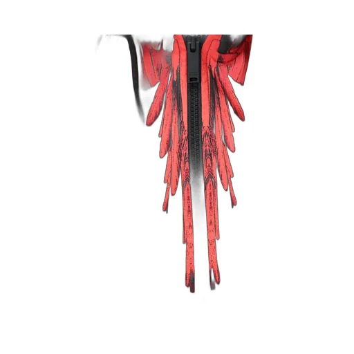 County Of Milan Icon Wings Printed Zipped Jacket