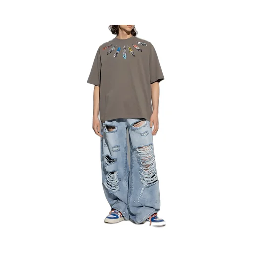 Feathers Detail T-Shirt
