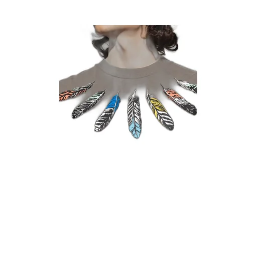 Feathers Detail T-Shirt