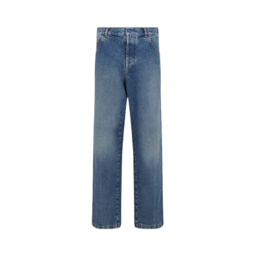 County Of Milan Logo Patch Straight-Leg Jeans