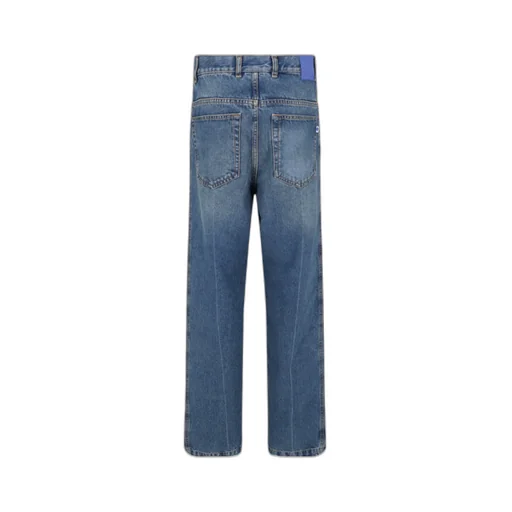 County Of Milan Logo Patch Straight-Leg Jeans