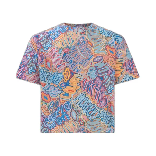 County Of Milan Crewneck Cropped Top