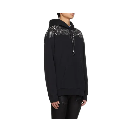 County Of Milan Icon Wings Drawstring Hoodie